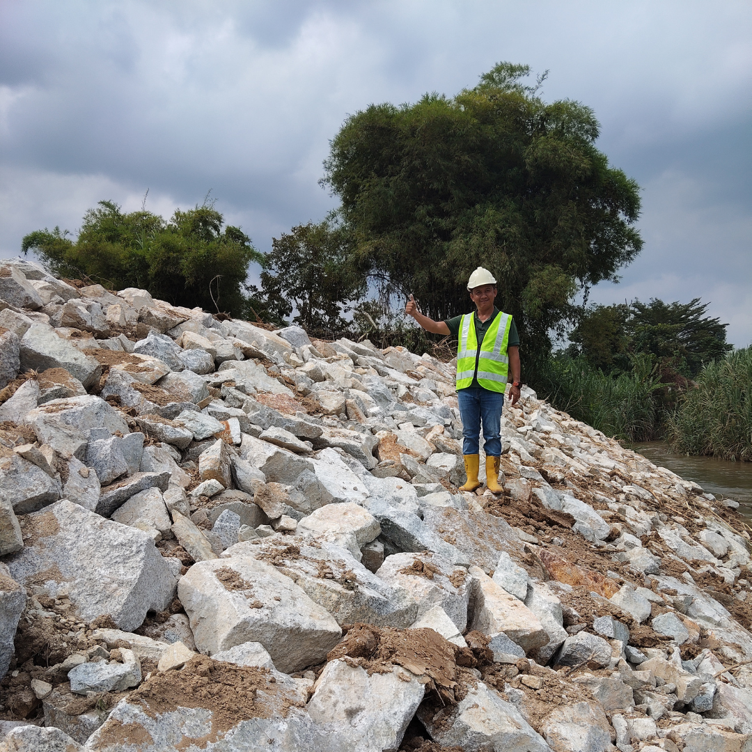 Rubble Pitching Tech Construction