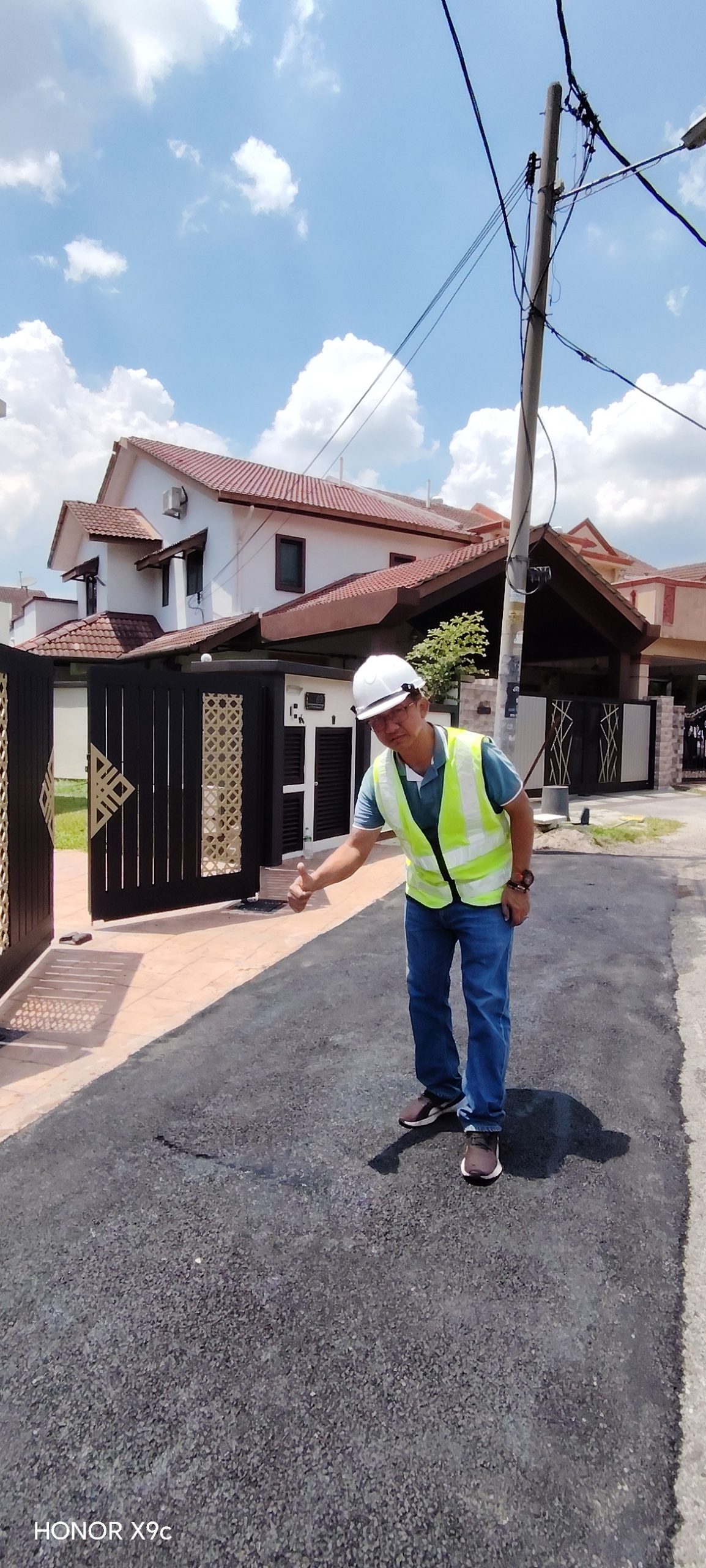 Proses Pemadatan Tar Menggunakan Roller