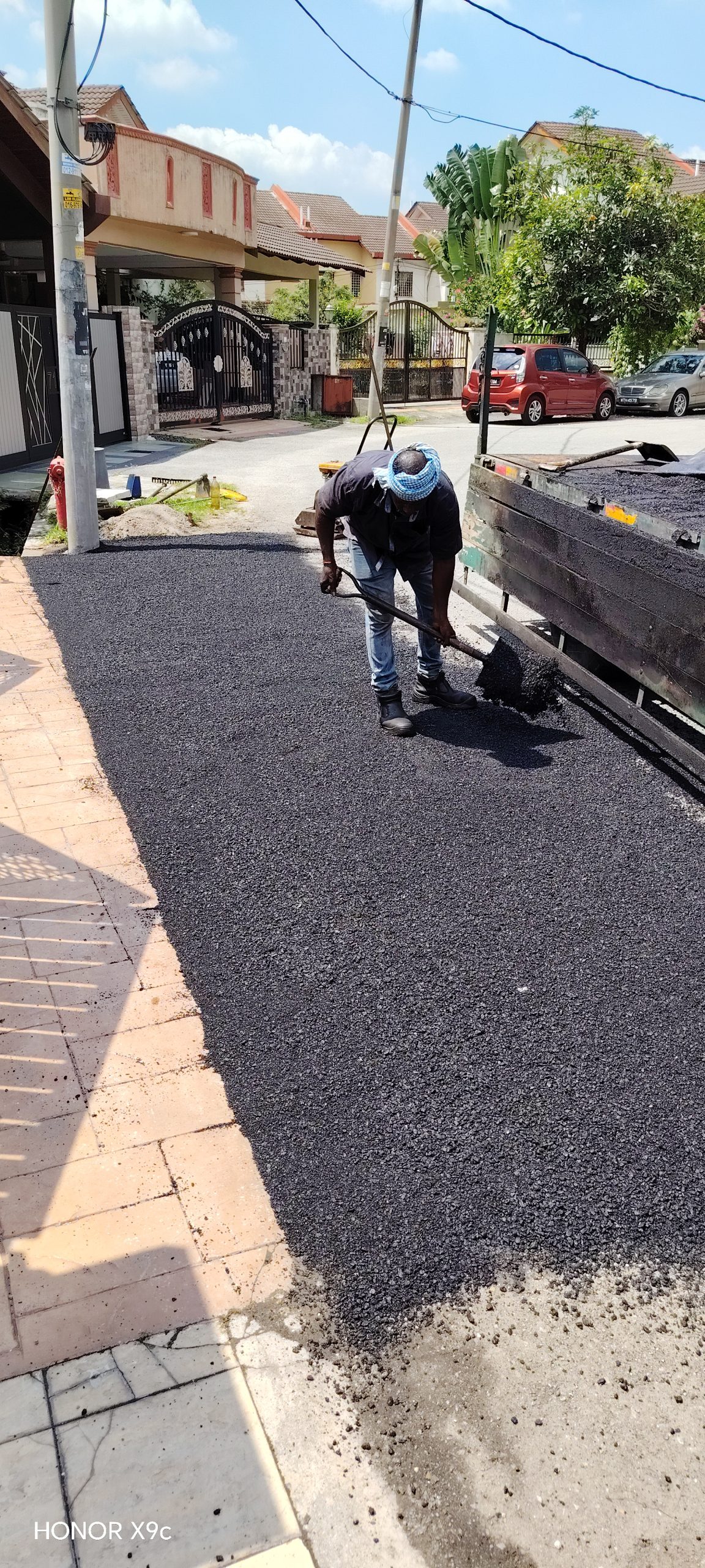 Semburan Bitumen atau Tack Coat