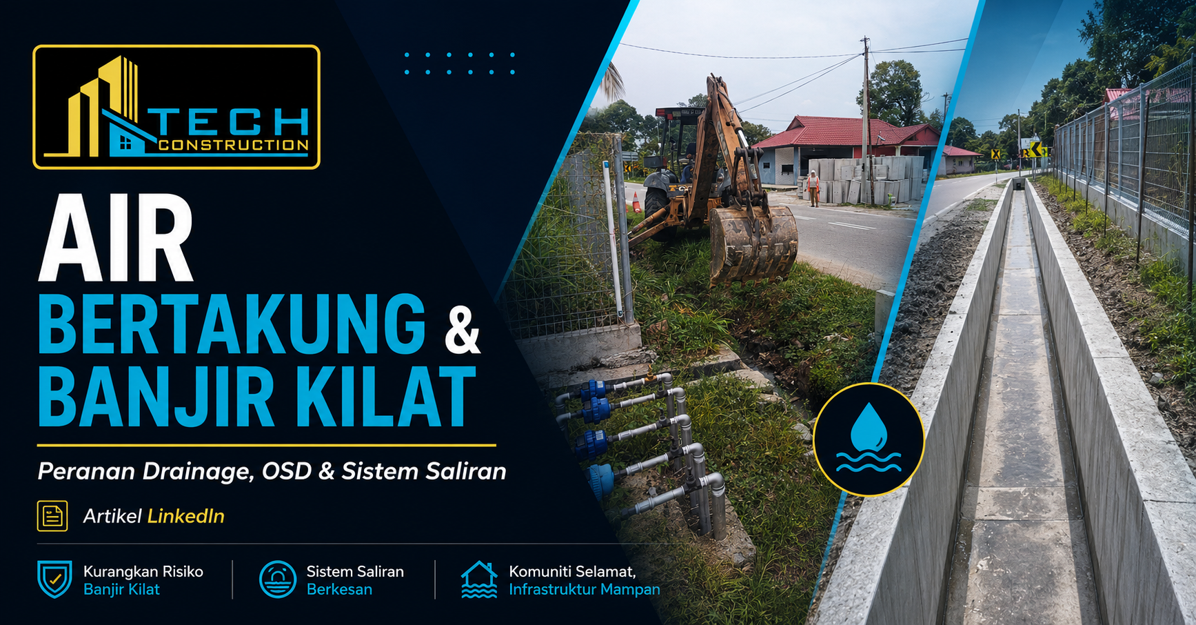 Air bertakung dan banjir kilat makin teruk?