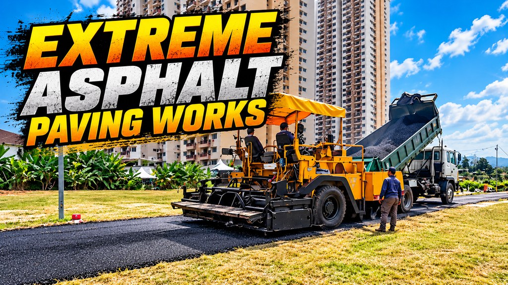 Premix Contractor Selangor extreme asphalt paving works (1)